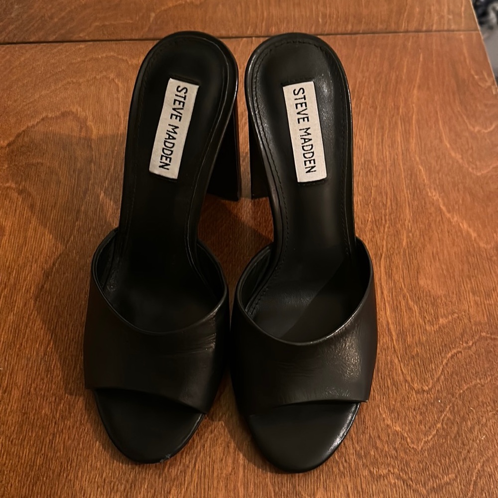 Steve Madden Square Toe Block Heel - image 1